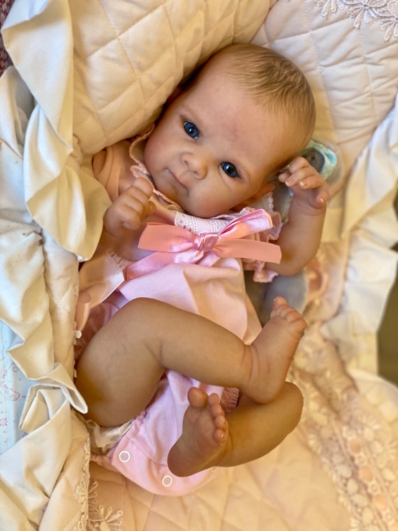 Reborn Baby Girl Bettie by Adrie Stoete Created by Vahni Gowing