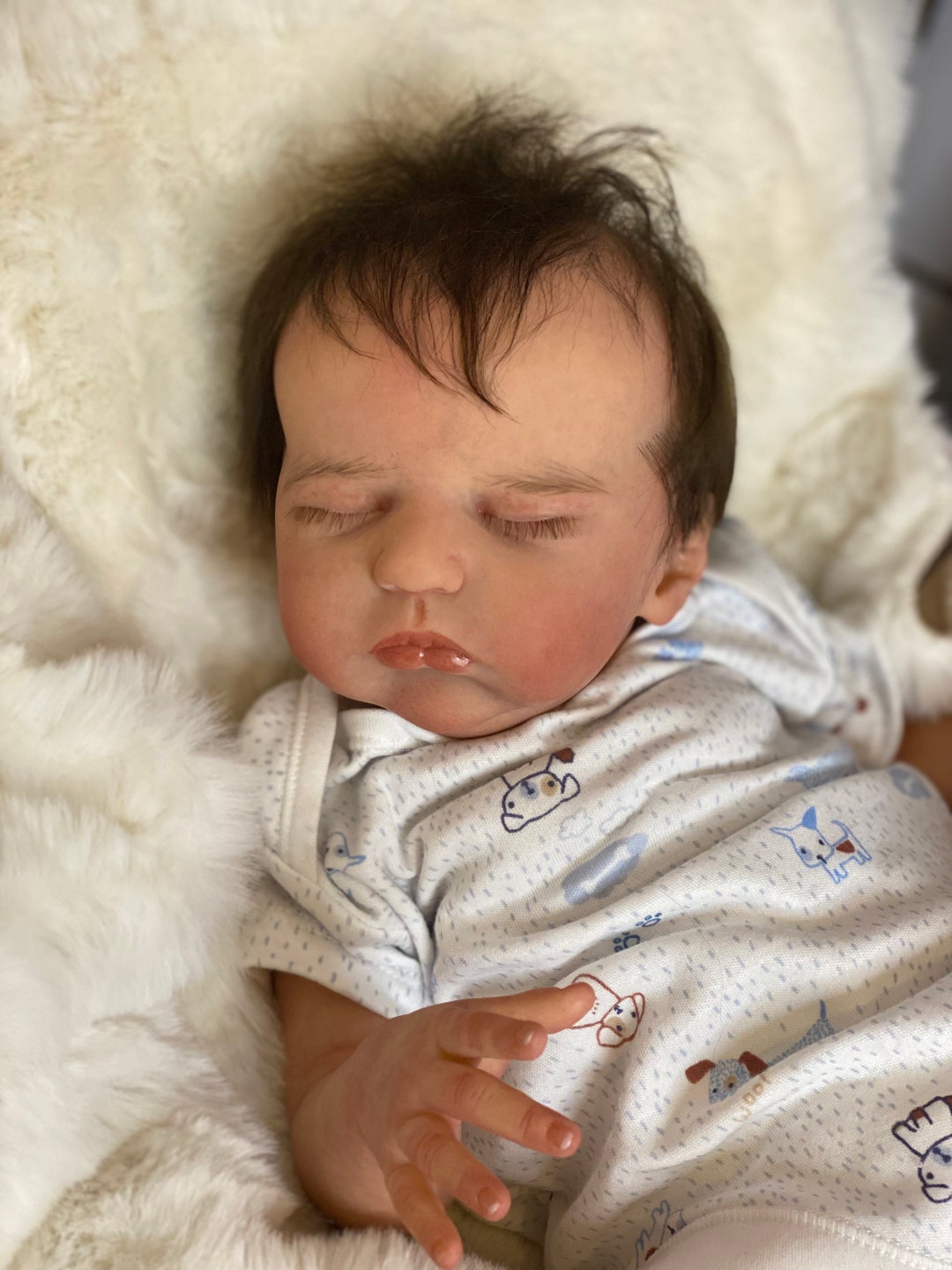 Reborn Baby Boy John John by Vahni Gowing Custom Order Micro Rooted Etsy