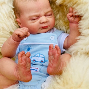 Reborn baby boy Ivy sculpt by Vahni Gowing CUSTOM ORDER newborn boy doll fake baby Elisa Marx reborn baby realistic handmade baby