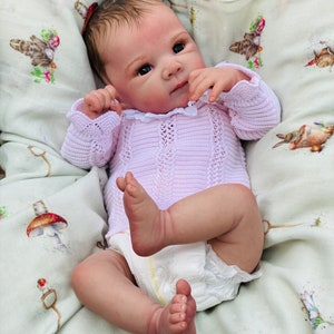 Reborn baby girl Bettie fake baby Vahni CUSTOM ORDER real life baby doll ultra realistic reborn top artist therapy dolls high end handmade image 6
