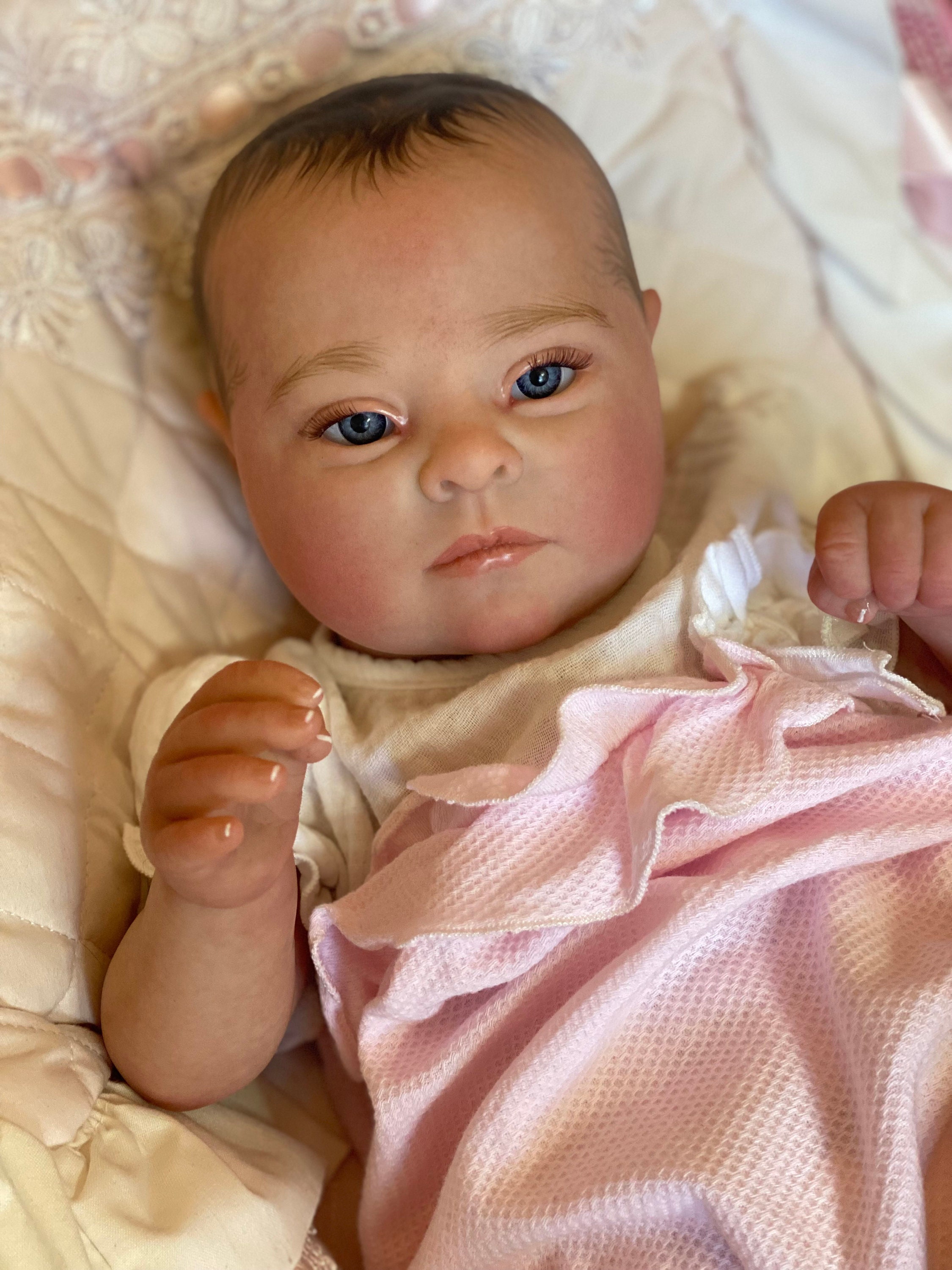 Reborn baby girl Patience by Vahni Gowing Down’s syndrome baby custom order