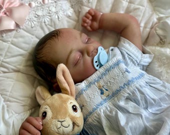 Reborn baby newborn boy  by Vahni Gowing Ready Now