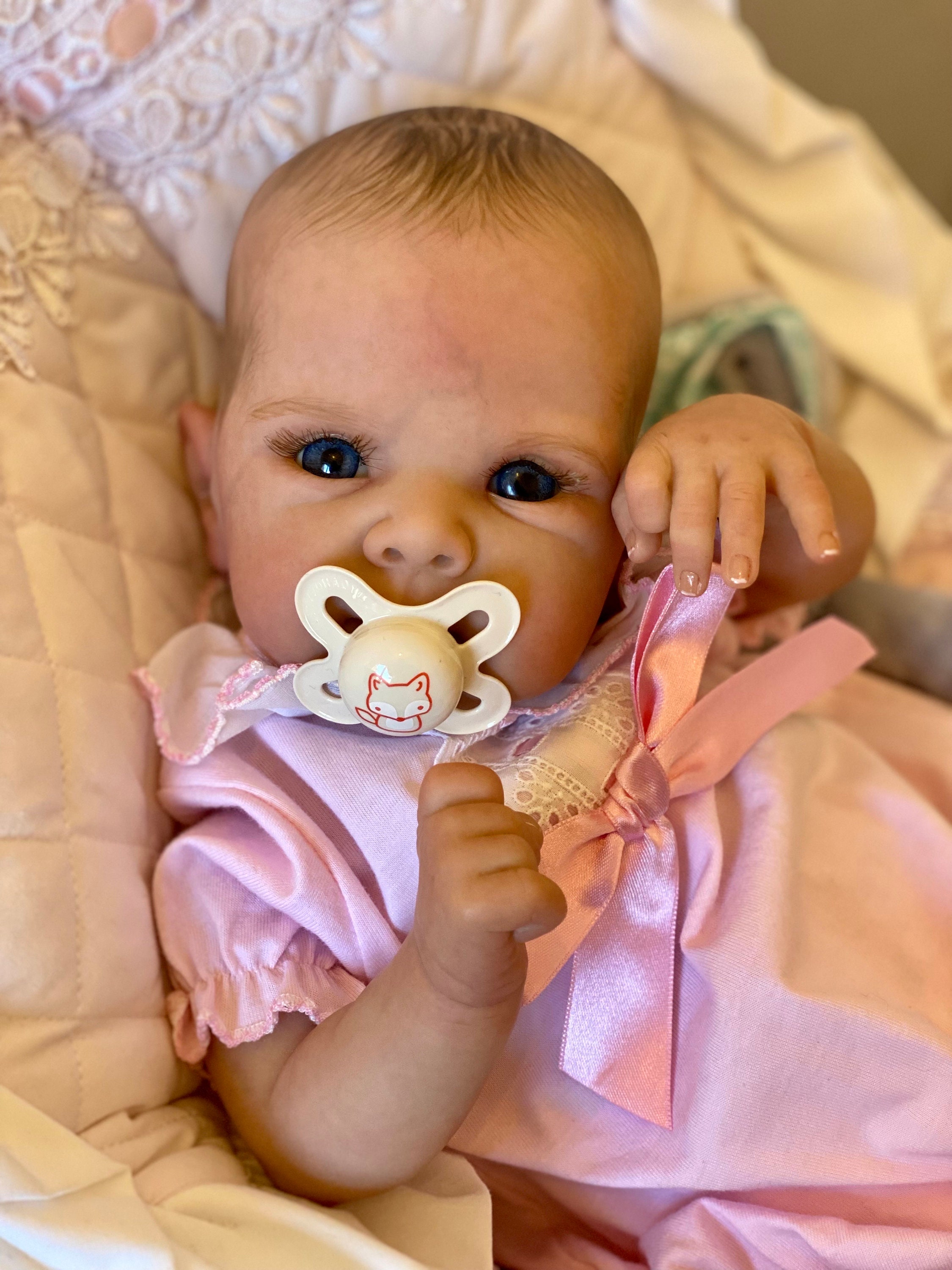 Reborn Baby Girl Bettie by Adrie Stoete Created by Vahni Gowing
