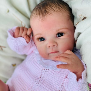 Reborn baby girl Bettie fake baby Vahni CUSTOM ORDER real life baby doll ultra realistic reborn top artist therapy dolls high end handmade image 8