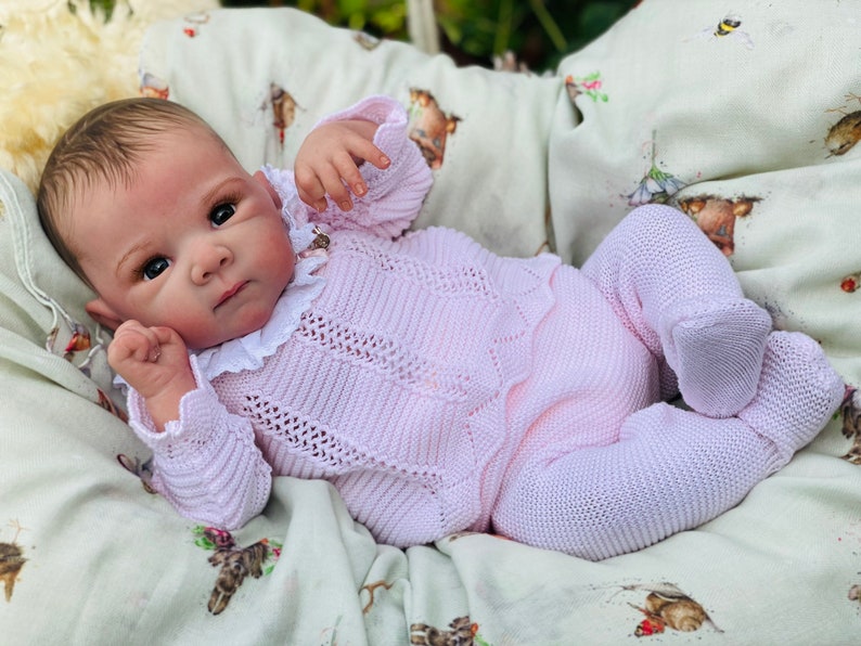 Reborn baby girl Bettie fake baby Vahni CUSTOM ORDER real life baby doll ultra realistic reborn top artist therapy dolls high end handmade image 7
