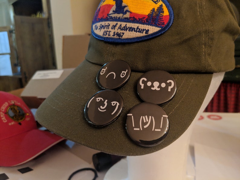 Internet Faces button Badge Pins Lenny Bear Dissatisfied Sad Face Cool Pins Internet