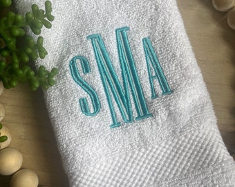 Monogrammed Hand Towel