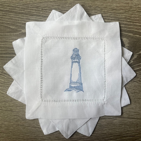 Lighthouse Napkins Etsy