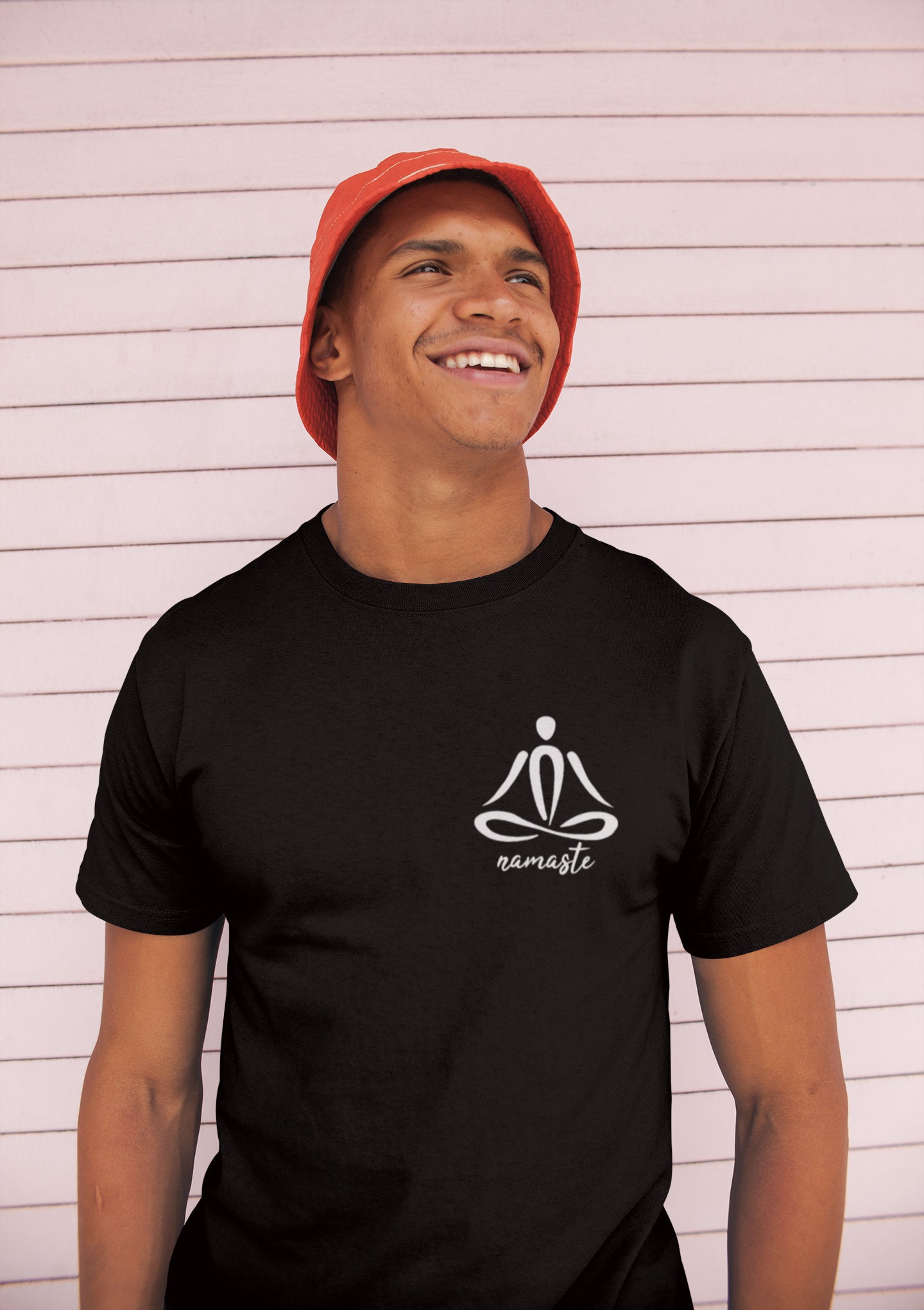 Image of Yoga Shirt Top Namaste Meditation Clothes Mindfulness Vegan Clothing T