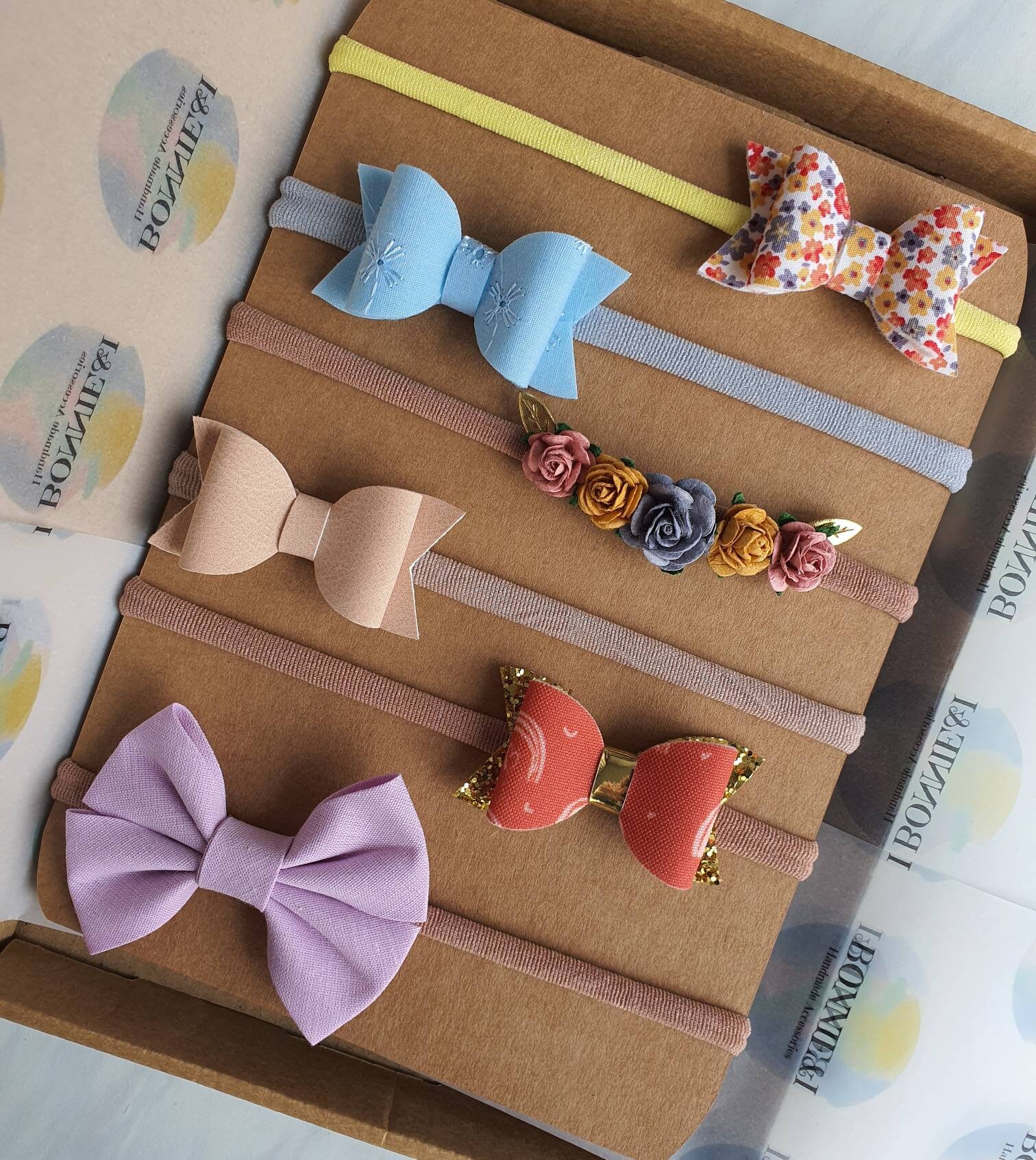 Surprise hair bow box girls accessories bows Etsy