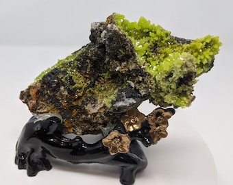 Pyromorphite 5.0" - Large Olive Green Specimen