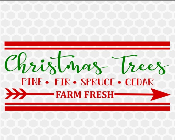 Download Free Farm Fresh Christmas Trees Svg Farmhouse Christmas Tree Etsy SVG Cut Files