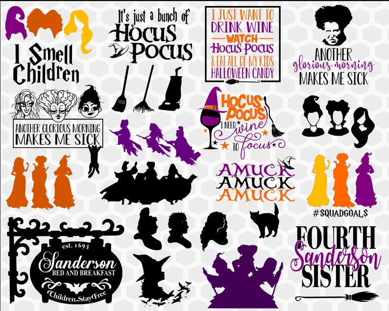 Download Free Svg Hocus Pocus Y'all File For Cricut : Hocus Pocus ...