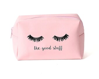 Makeup Bag – Cosmetic bag, Makeup Bag, Cosmetic Case, Bags, Cosmetic Storage, Pink, Concealer, Eyebrow, Eyeshadow, Lip Brush, Makeup Tools