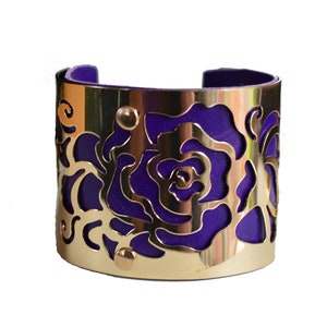 Vintage Jean d&#39;Estrées Breiter Cutout Armreif
