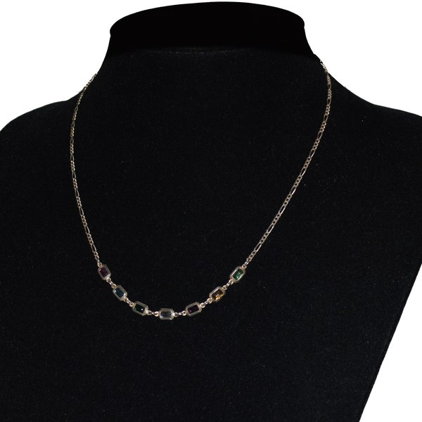 Multi Chain Necklace Etsy