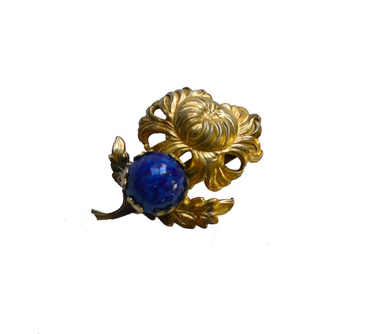 Chrysanthemum Flower Shaped Pin Brooch