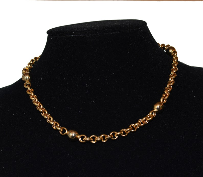 Golden Tone Chain Necklace