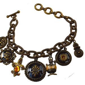 Vintage Bronze Bettelarmband