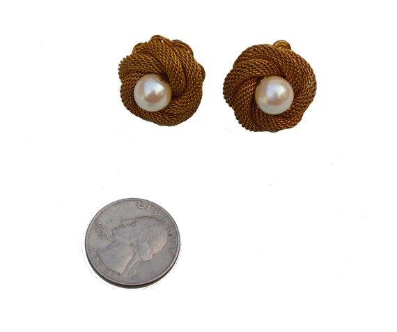 Miriam Haskell Screw-Back Clip-On Earrings