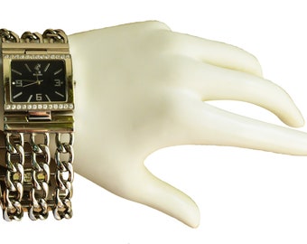 Tissot white 10k gold watch. Vintage TISSOT men main image 4