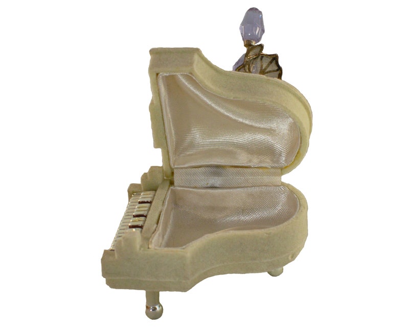 Vintage Piano Shaped Jewelry Gift Box
