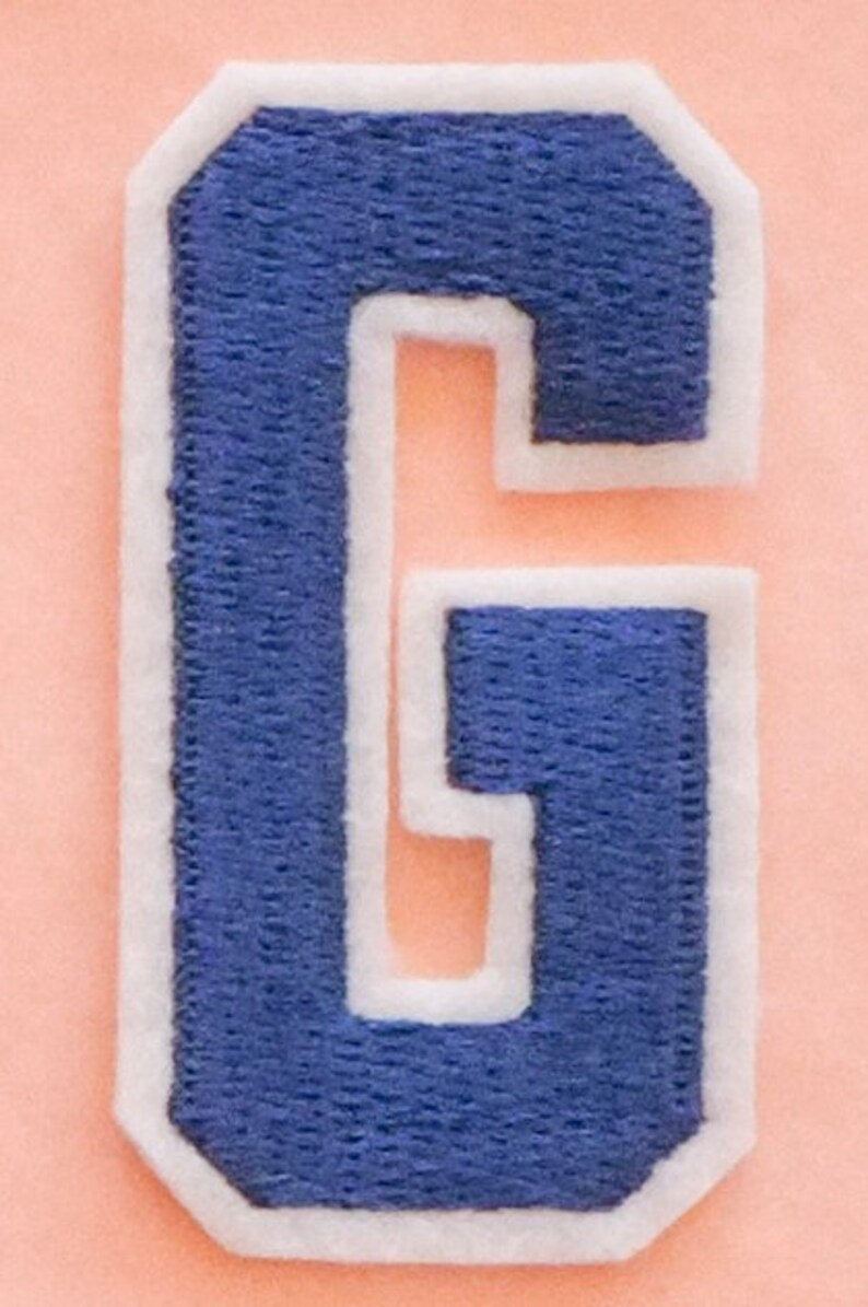 Varsity Applique' Letters Etsy UK