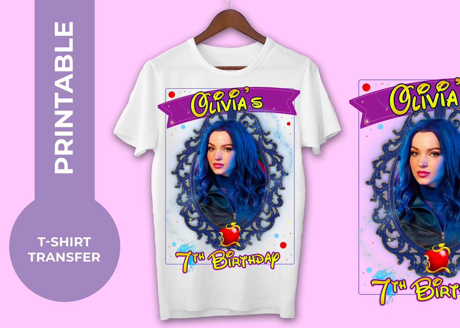 Descendants 3 Iron on Transfer Printable DIY Customizable | Etsy