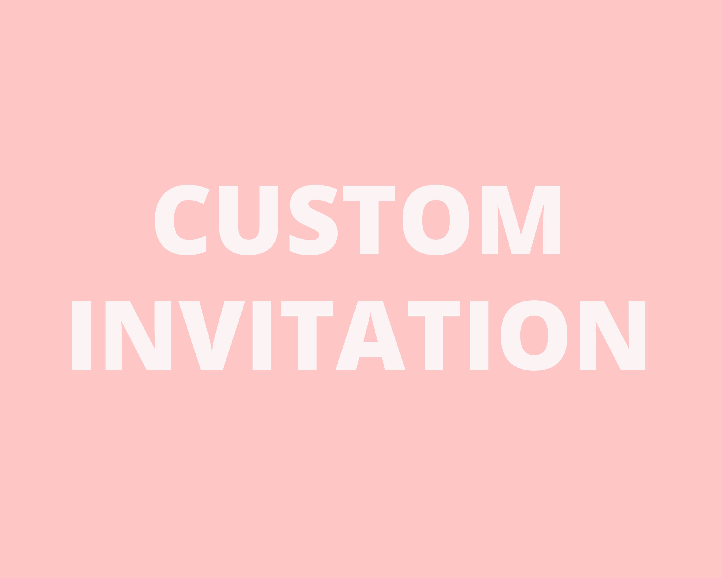 Custom Digital &amp; Printable Birthday Invitations - Etsy