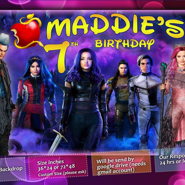 Descendants 3 Printables Etsy