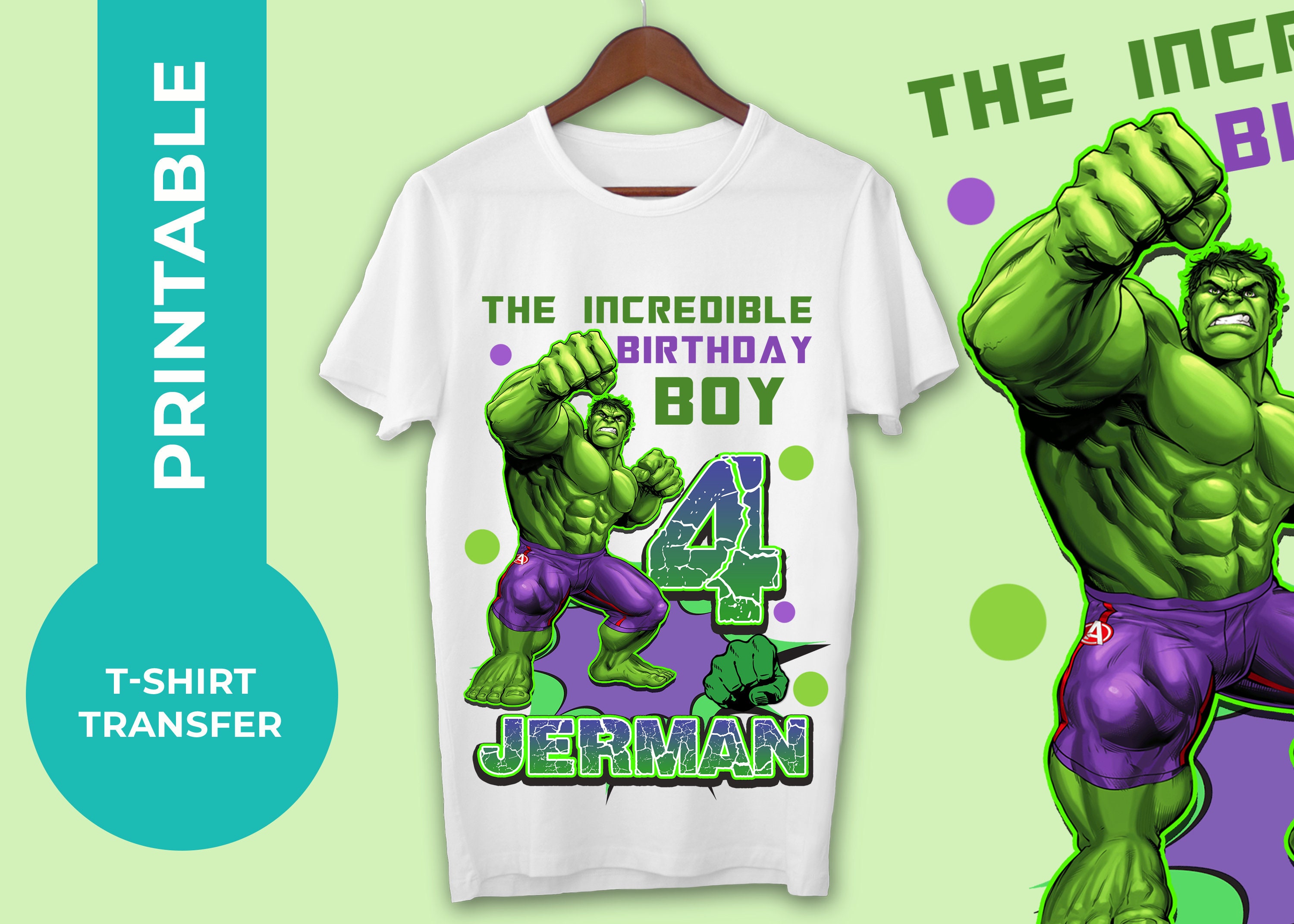 Hulk T Shirt Design - Etsy