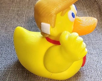 Trump Duck Fist Pump with Ear Patch 3&quot;