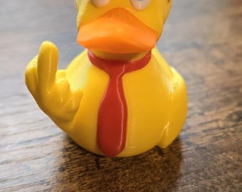 Trump Duck Middle Finger with Ear Patch 2.5&quot;