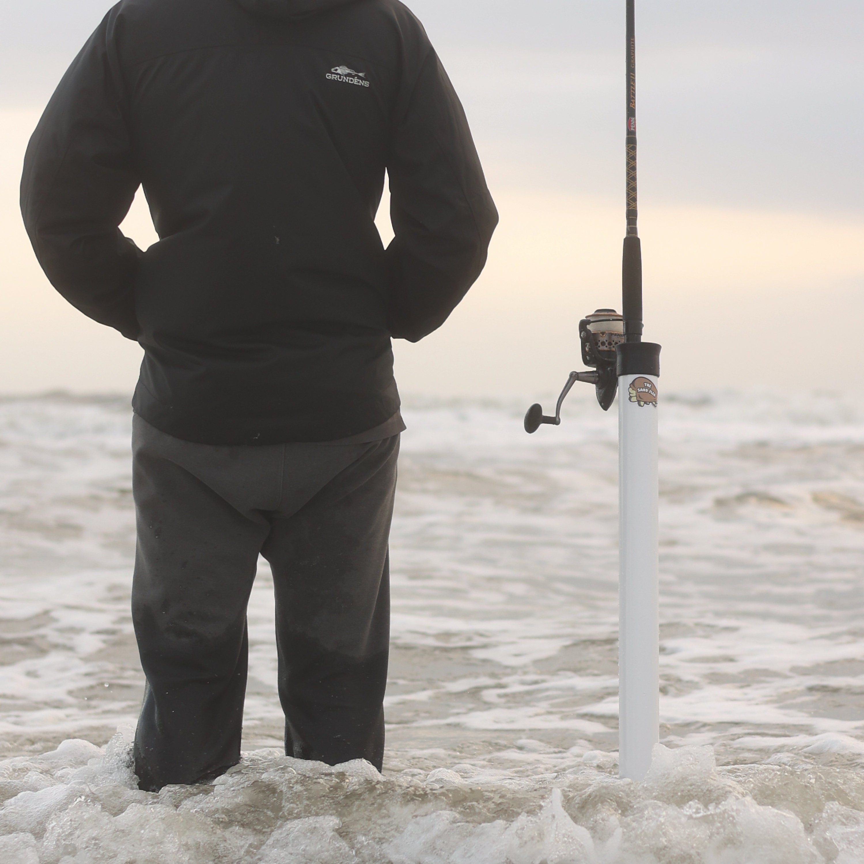 Sand Flea Surf Fishing Rod Holder. Surf Spike Made From Impact and UV  Resistant PVC. 100% USA Made. -  Canada
