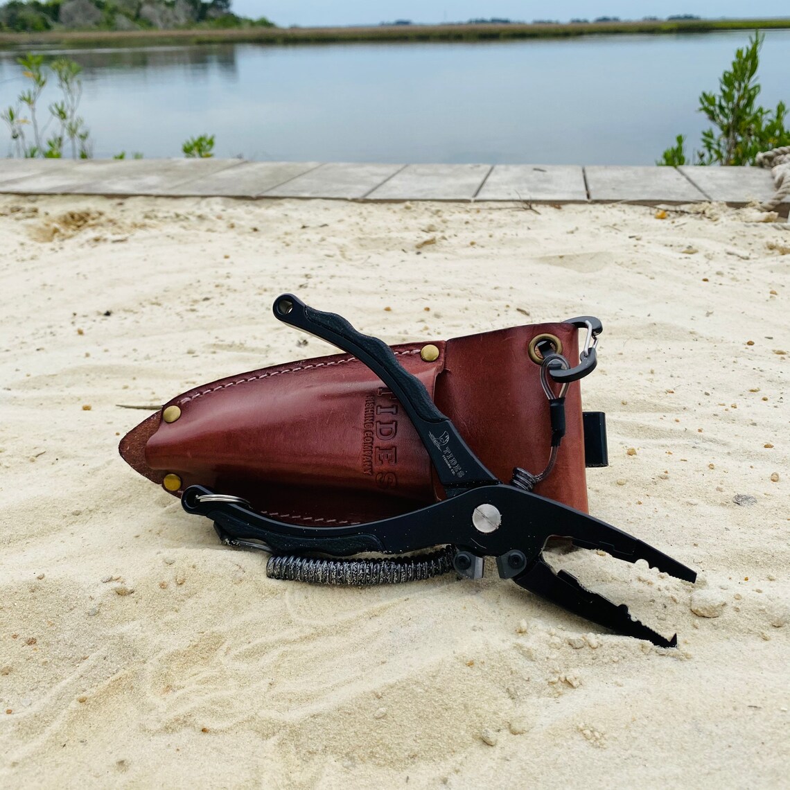 Tides Fishing Pliers with Leather Sheath Etsy