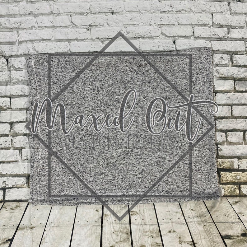 Download Gray Mainstays Sweater Fleece Throw Blanket Sublimation Mockup | Etsy