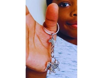 Lions Are From Africa Keychain