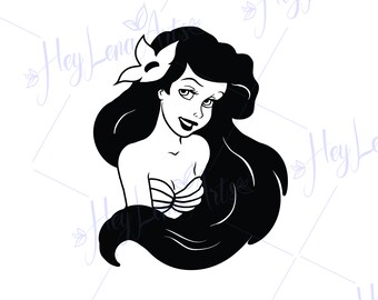 Free Free 147 Little Mermaid Ariel Svg SVG PNG EPS DXF File