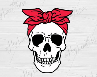 Download Girl skull svg | Etsy