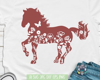 Free Free 315 Floral Horse Svg Free SVG PNG EPS DXF File