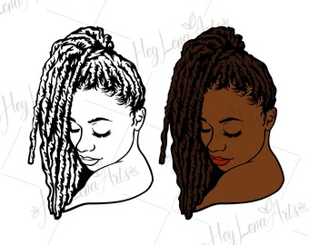 Dreadlock Svg Etsy