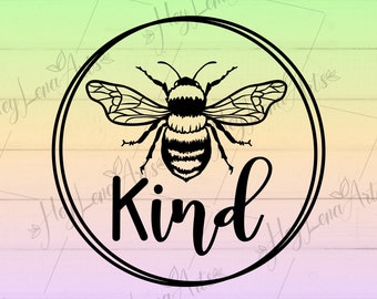 Bee Kind Svg Etsy