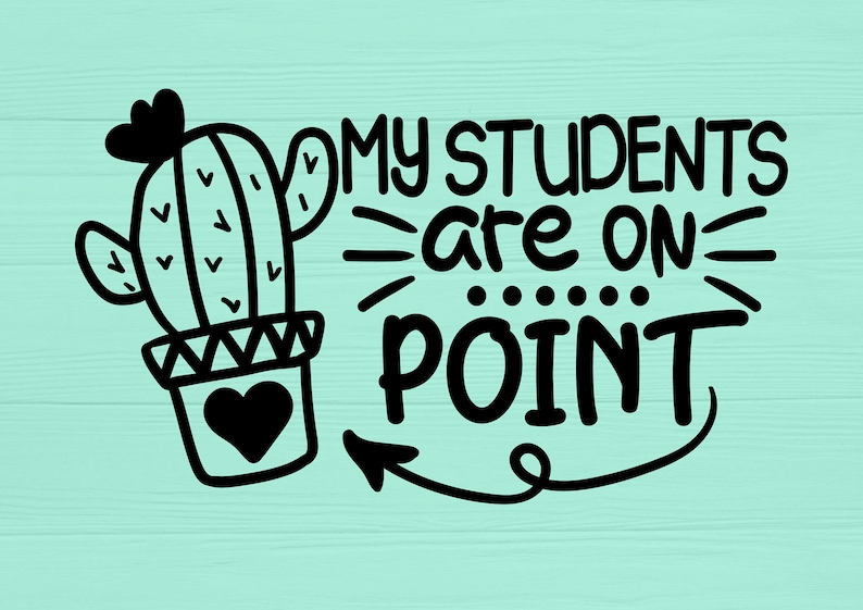 Download My Students Are On Point Svg Teacher svg cactus svg Cricut | Etsy