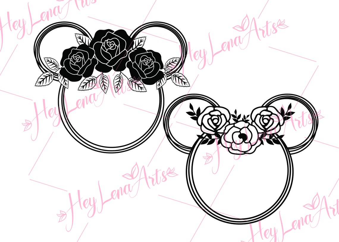 Free Free 73 Floral Minnie Mouse Ears Svg SVG PNG EPS DXF File