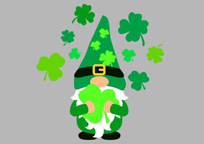 Gnome SVG St Patrick's Day Svg Saint Patricks Day Shirt - Etsy