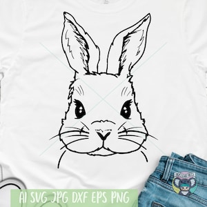 Svg de Pâques, svg de lapin de Pâques, lapin, svg de chemise de Pâques, fichiers Svg pour Cricut, fichier de coupe, svg de printemps, fichiers dxf pour laser, fichiers svg