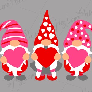 Valentijnsdag svg, Valentines Gnomes SVG, Valentines shirt svg, Svg-bestanden voor Cricut, XOXO svg, gesneden bestand, silhouet, png dxf