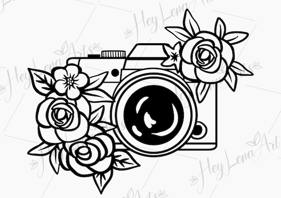 Download Clip Art Art Collectibles Png Eps Selfie Svg Dxf Camera Svg Photography Svg Floral Camera Svg Photographer Svg Cricut Silhouette Camera Svg Bundle