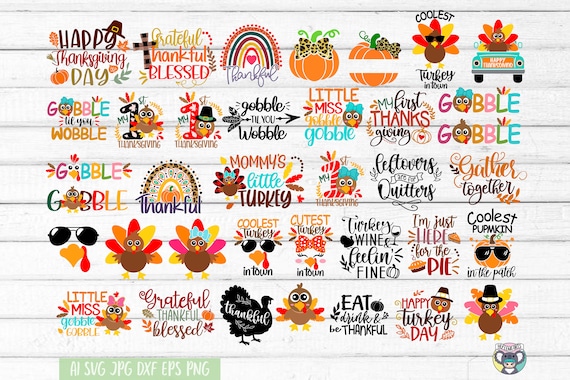 Thanksgiving Date SVG Bundle