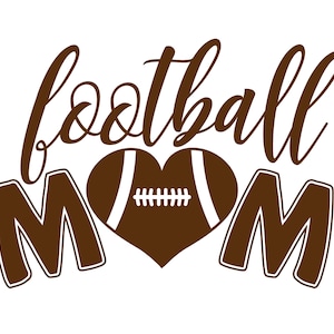Football Mom SVG, Football svg, Mom life svg, Cheer Mom svg, Football shirt svg, Cricut, cut file, dxf files, eps png ai instant download